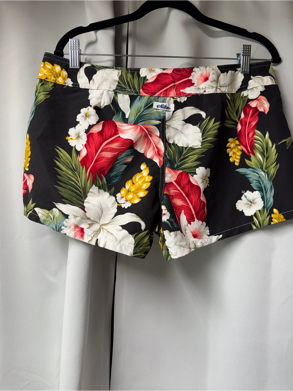 Miken Floral Black Women’s Swim Shorts